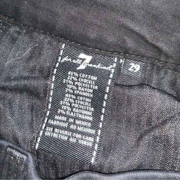 74AM B(air) The High Waist Skinny Black Jegging Jean Lyocell Blend 29 - Picture 3 of 9